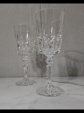 Vintage Galway Crystal Wine Glasses - Burren Suite (Pair of 2)